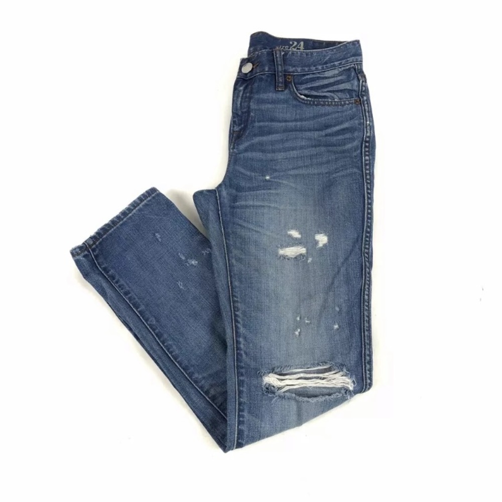 J.Crew Jean Broken In Boyfriend Distressed Denim👖 - Picture 3 of 6